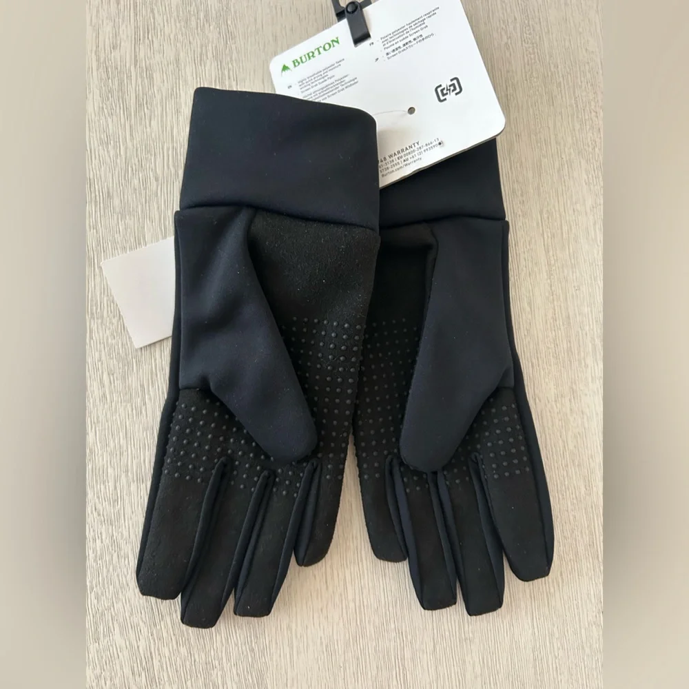 🖤 NWT Burton Kids Touch and Go Liner Gloves in Black
